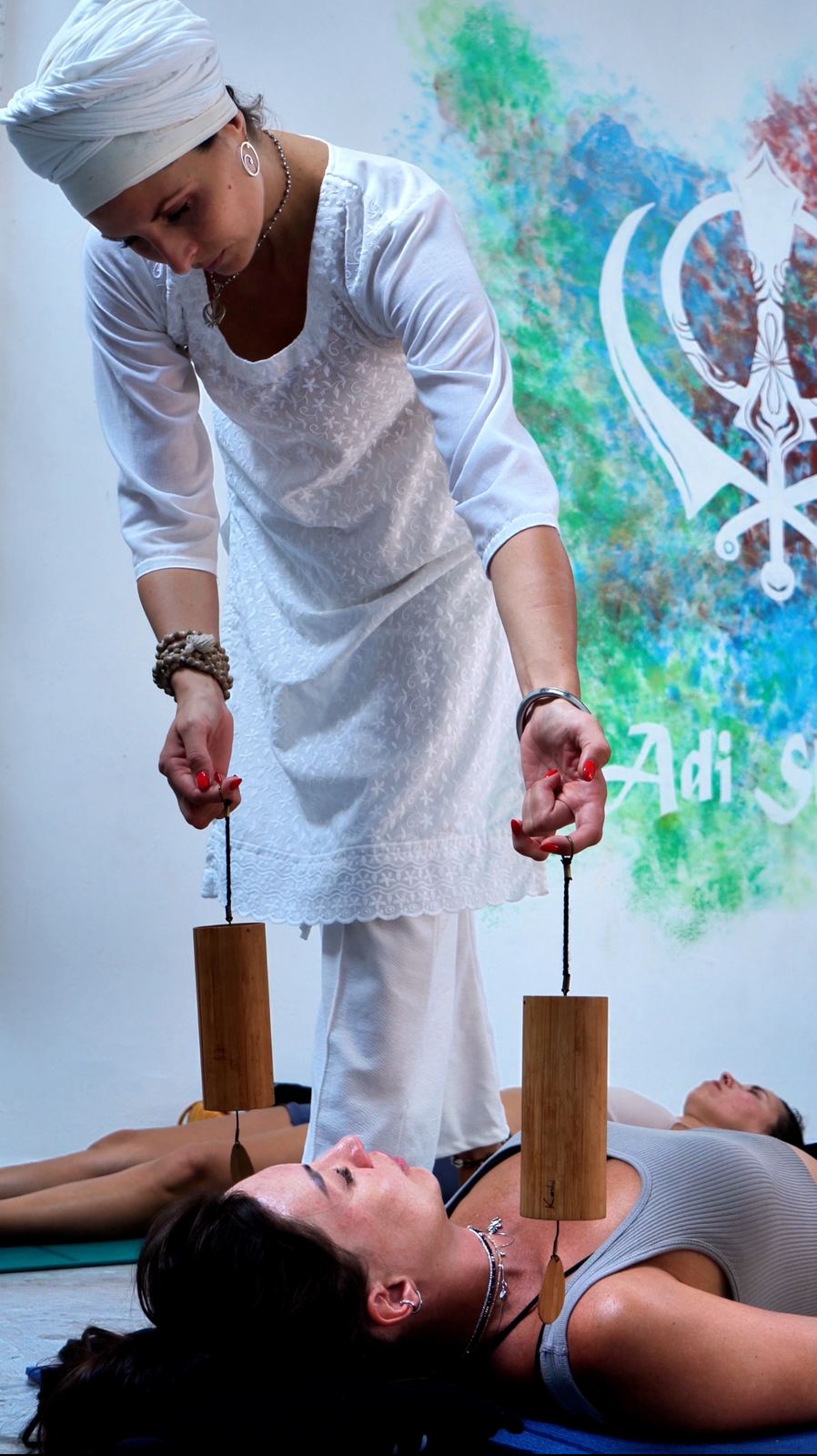 Sound therapy with chimes